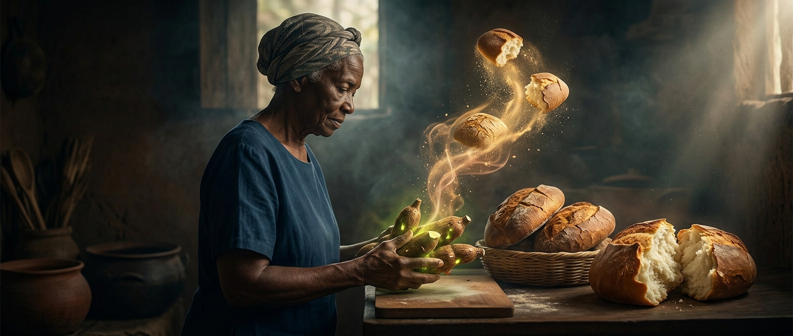 How cassava's poison becomes a safe flatbread