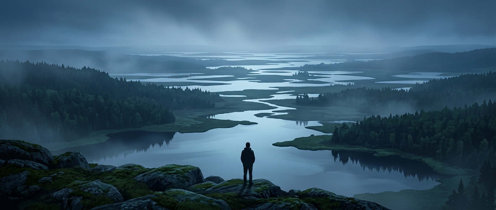 Sweden has over 90,000 recognized inland lakes