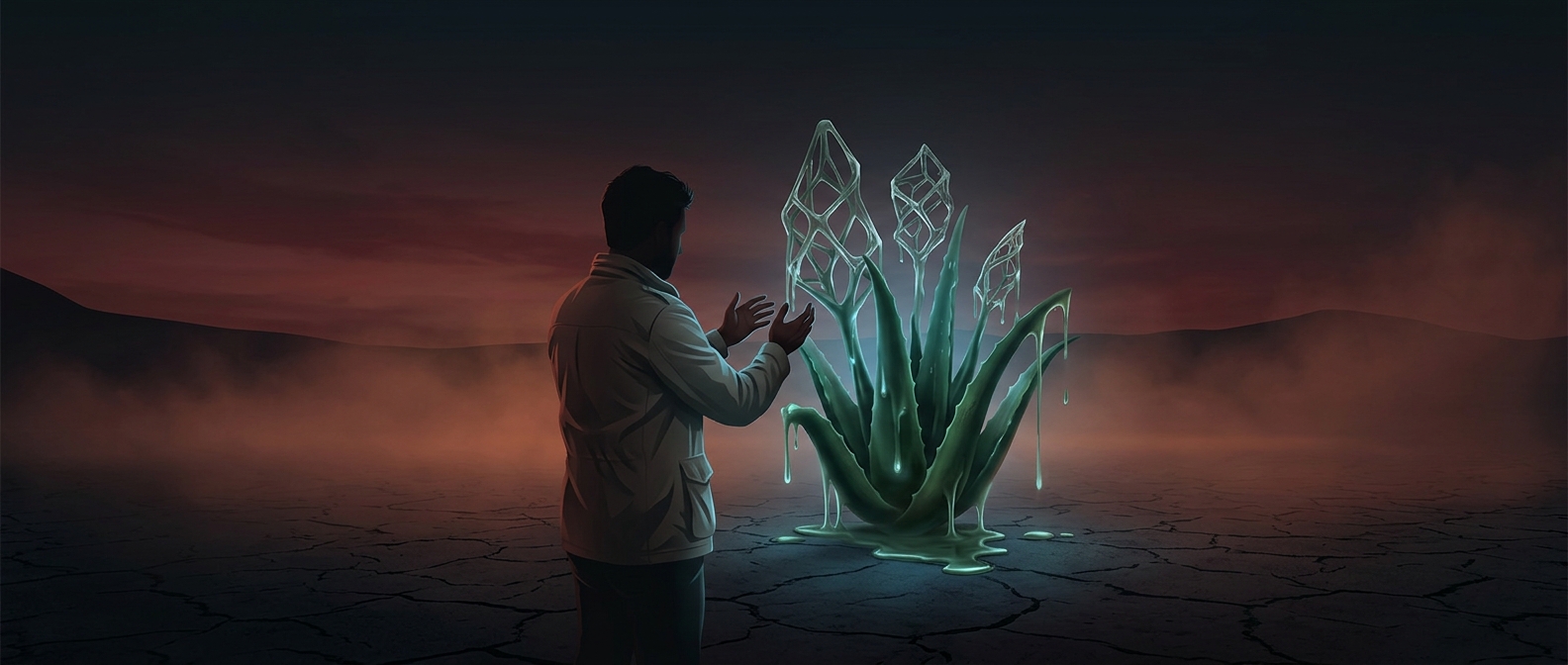Aloe vera soothes sunburn without healing it