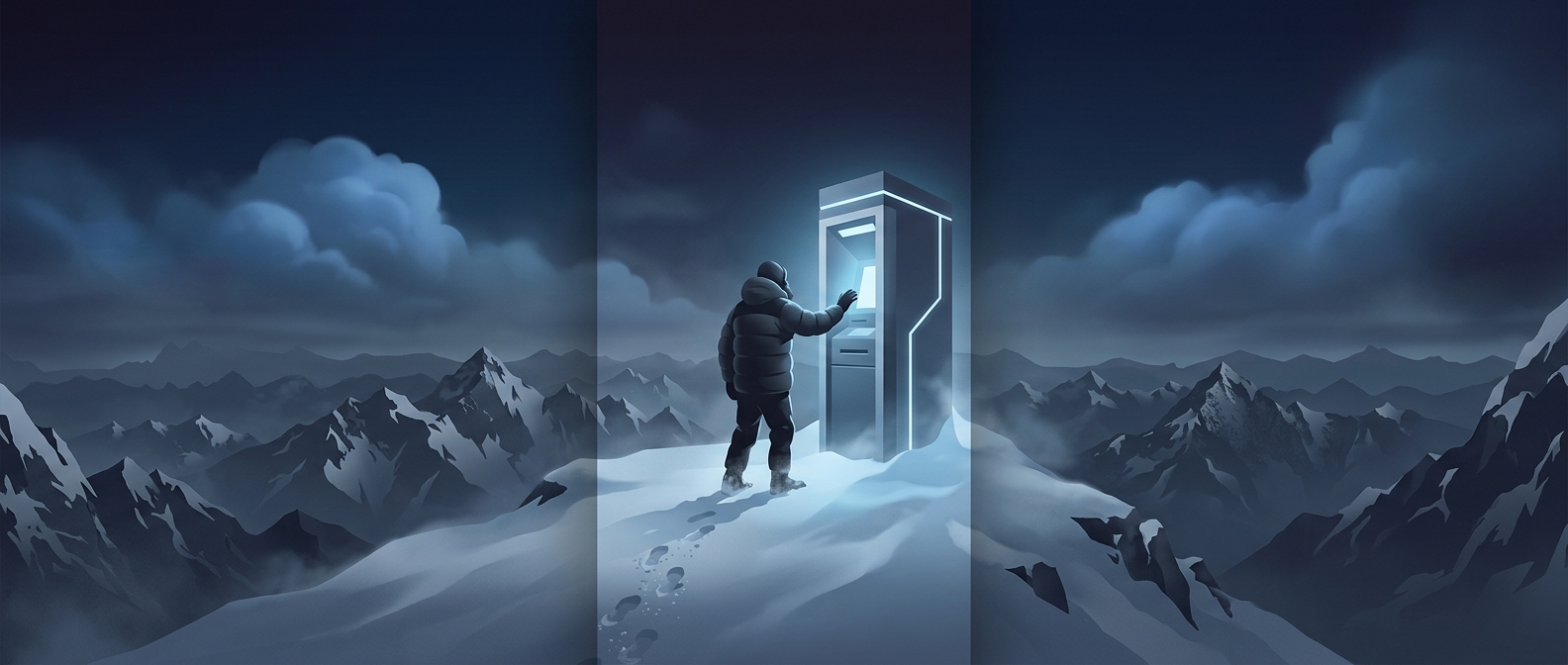 The world's highest ATM sits above 15,000 feet