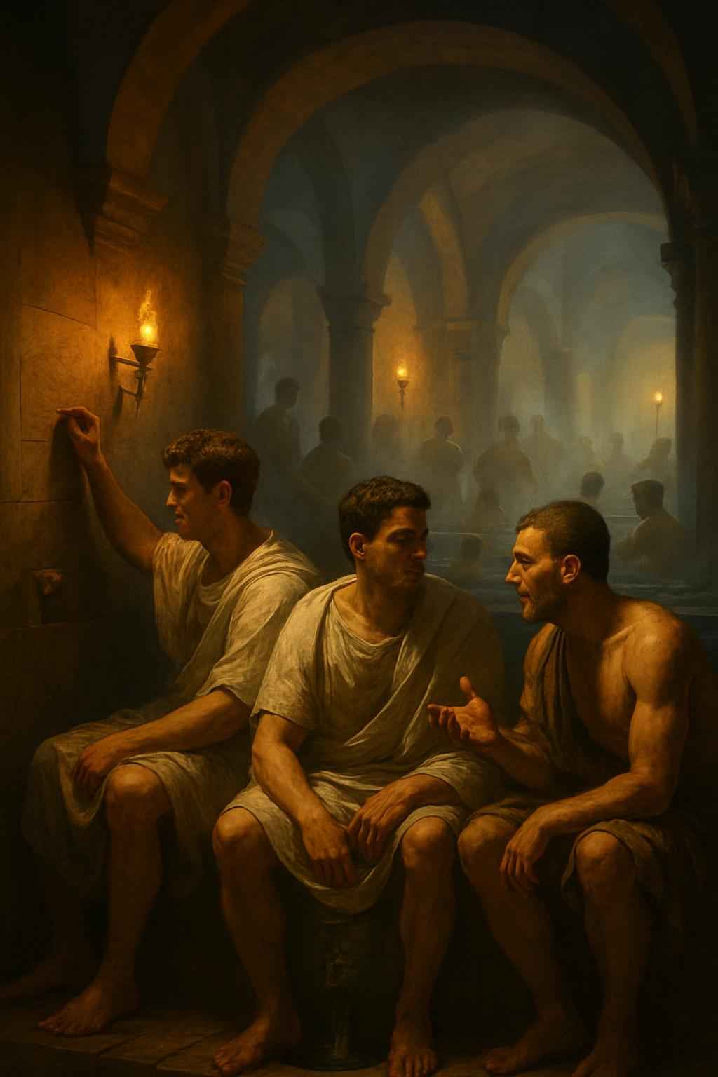Before smartphones, the Romans built an early social network — via public baths and communal latrines.