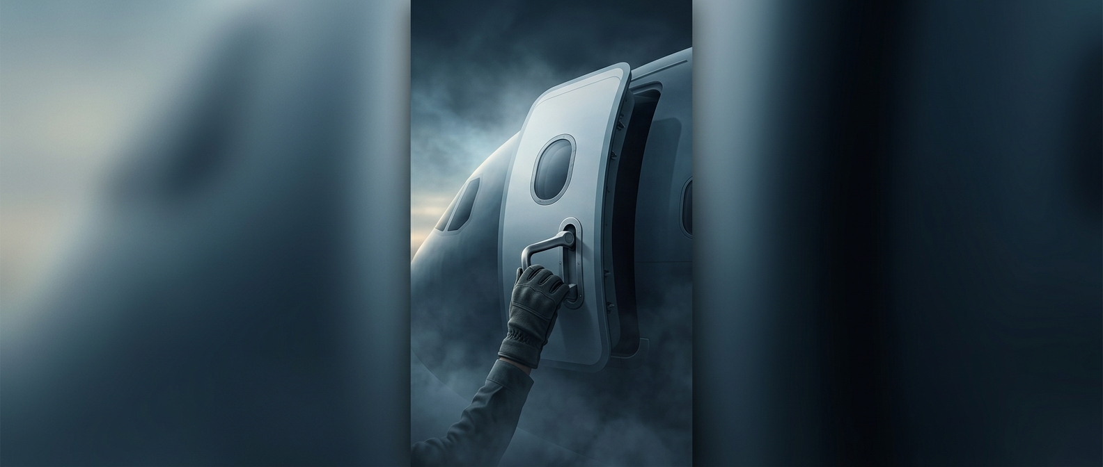 Why jet doors have no outside keyholes