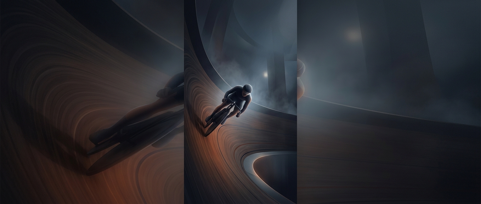 Why velodrome tracks are so steep