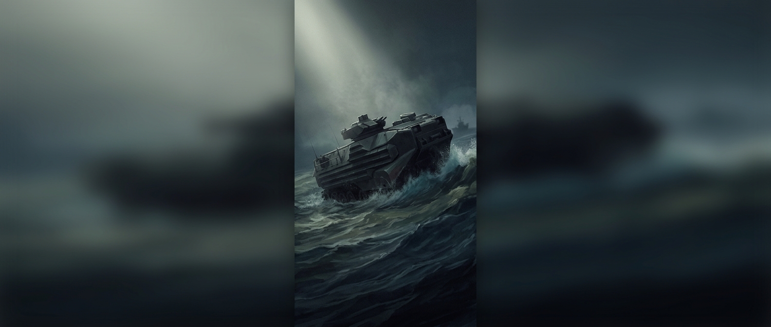 Why choppy seas can sink amphibious assault vehicles
