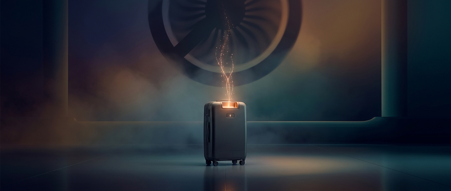 Why smart suitcases can be a fire risk