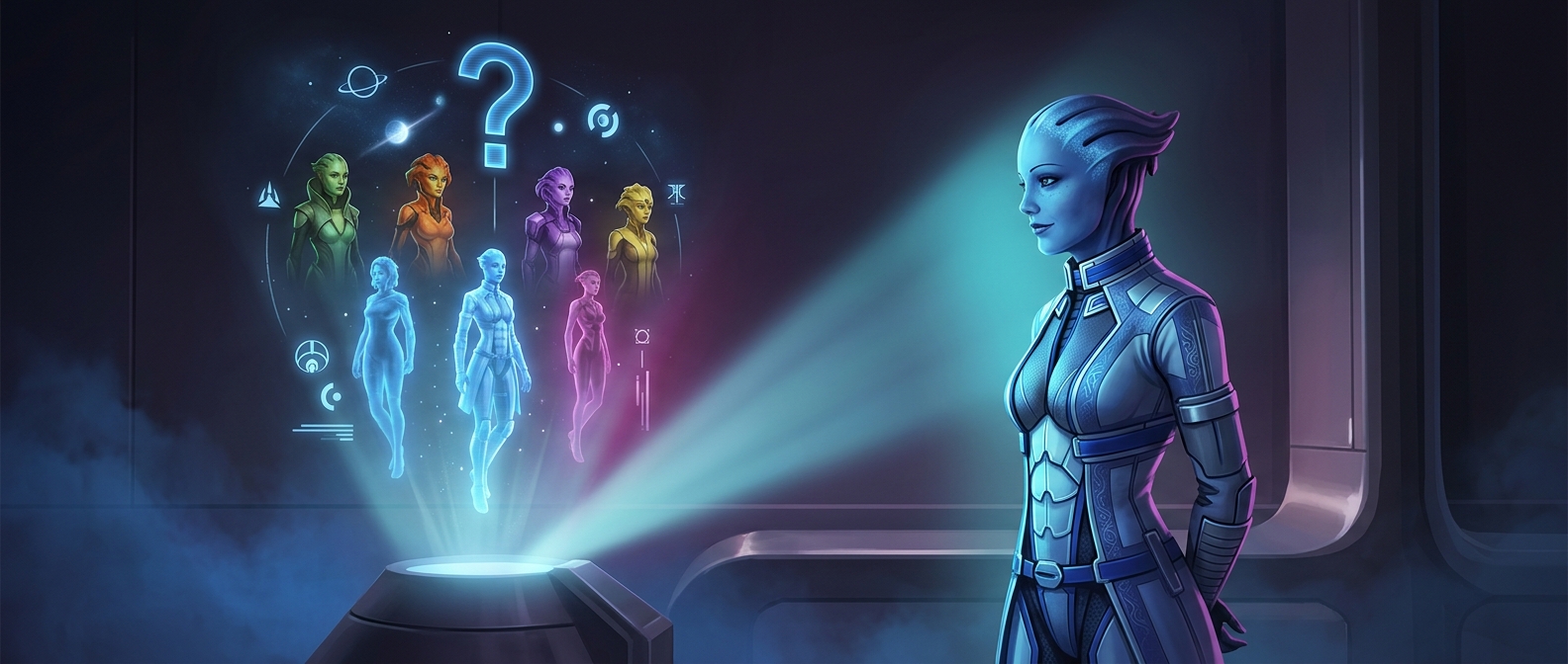 Почему азари из Mass Effect синего цвета