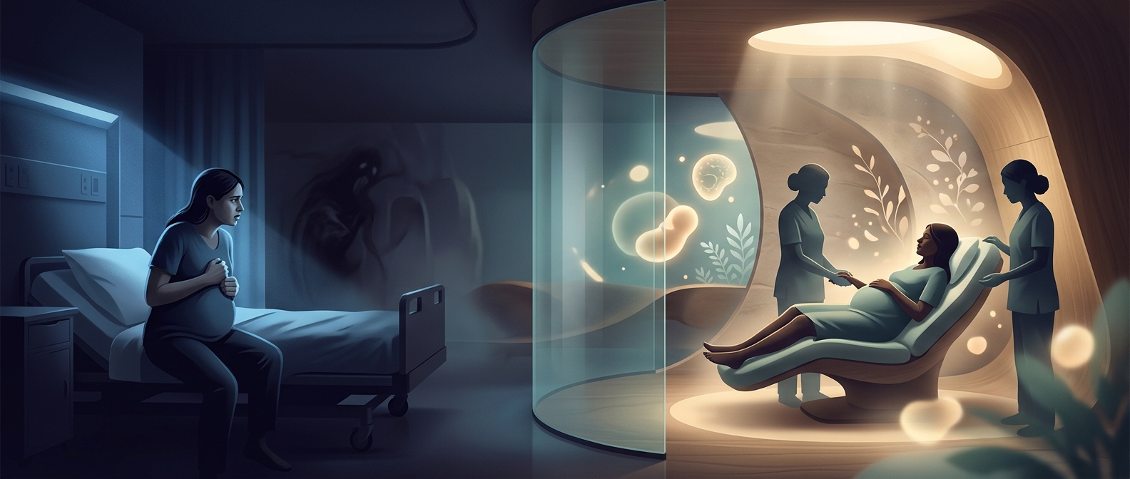 Why some delivery rooms are being redesigned for trauma survivors