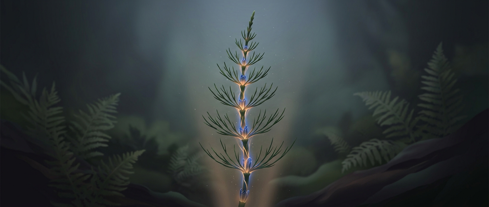 Horsetails turn themselves into living sandpaper