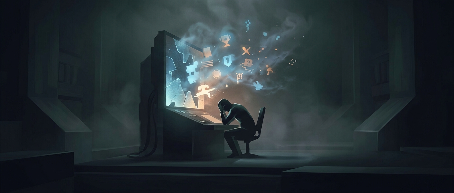 The pain of losing hours of unsaved game progress