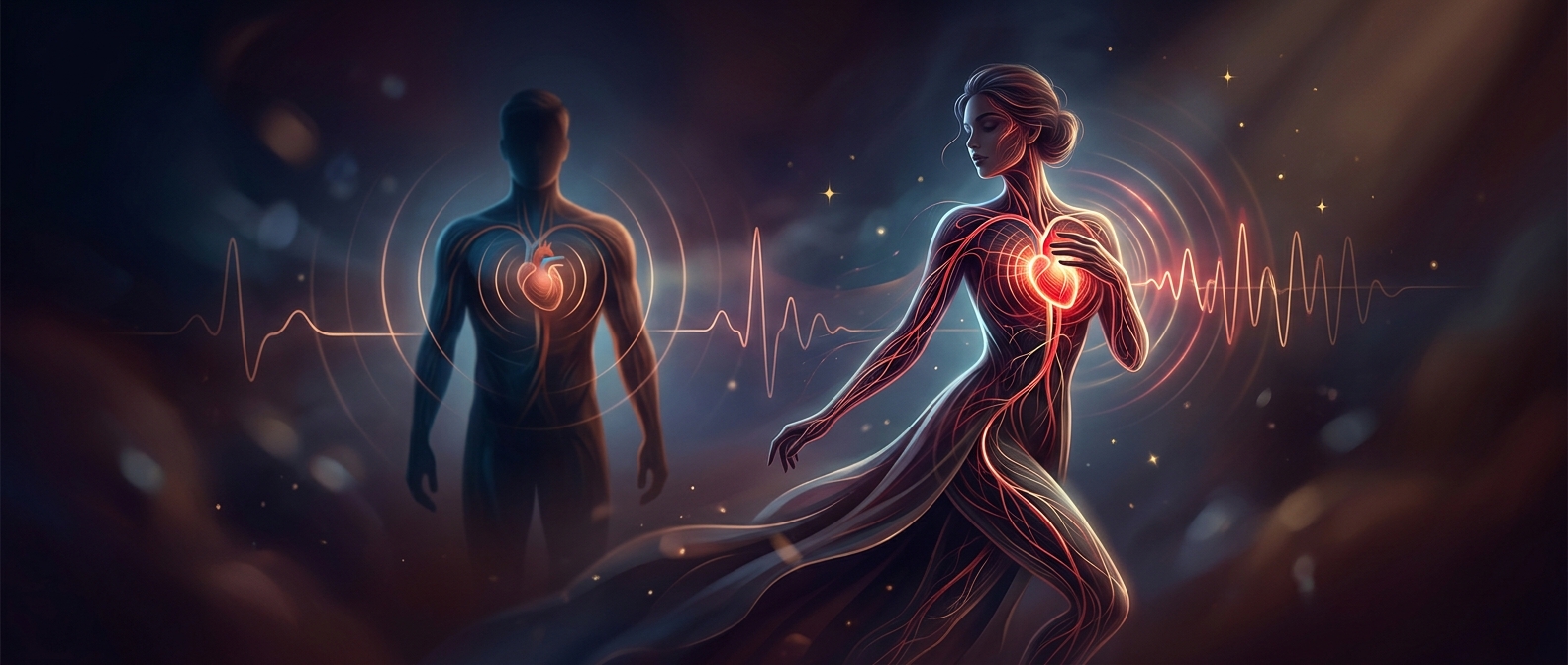 Why women's hearts beat faster than men's