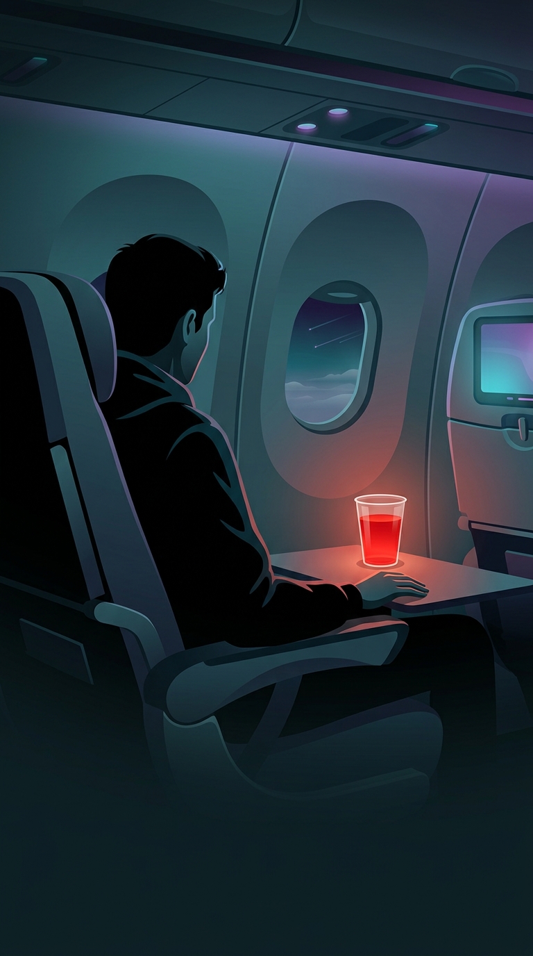 Why do thousands of passengers suddenly crave and order tomato juice while flying, but never on land?