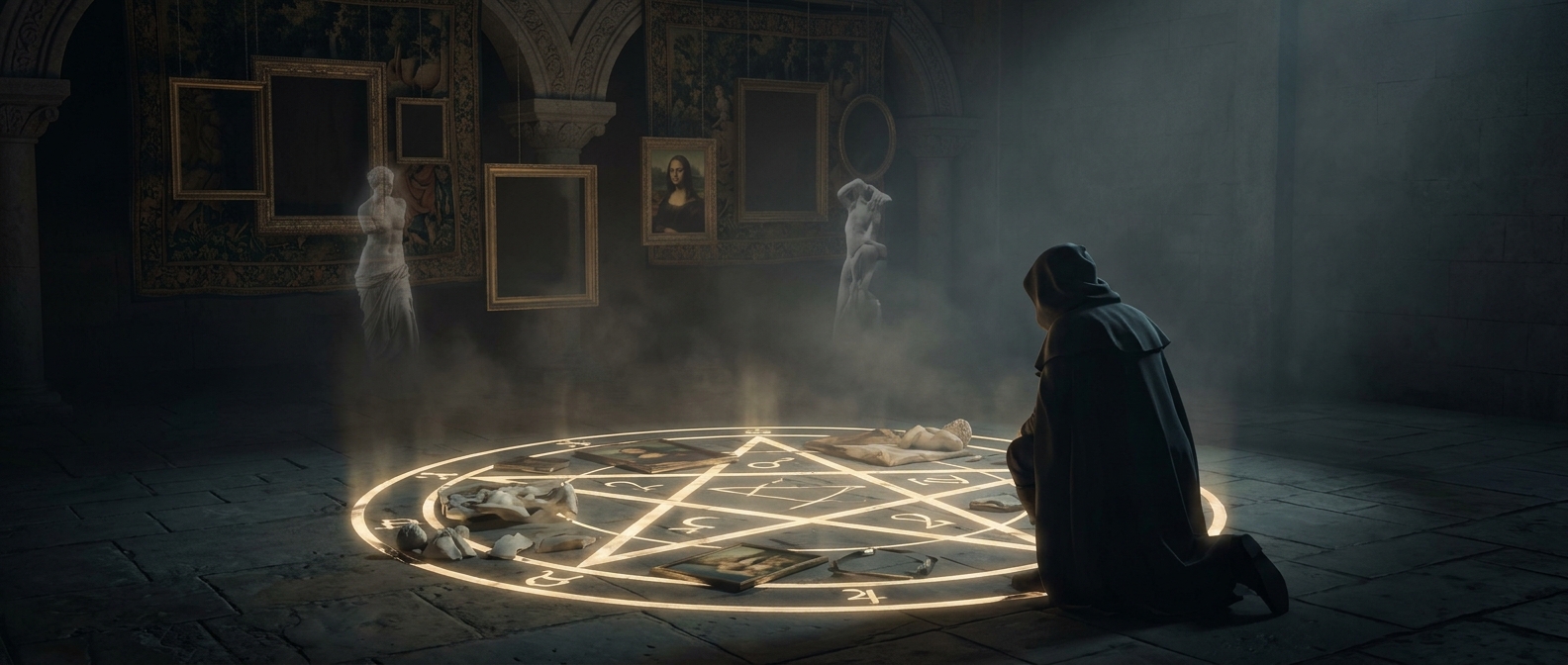 Papus designed an initiatory pentacle of stolen art
