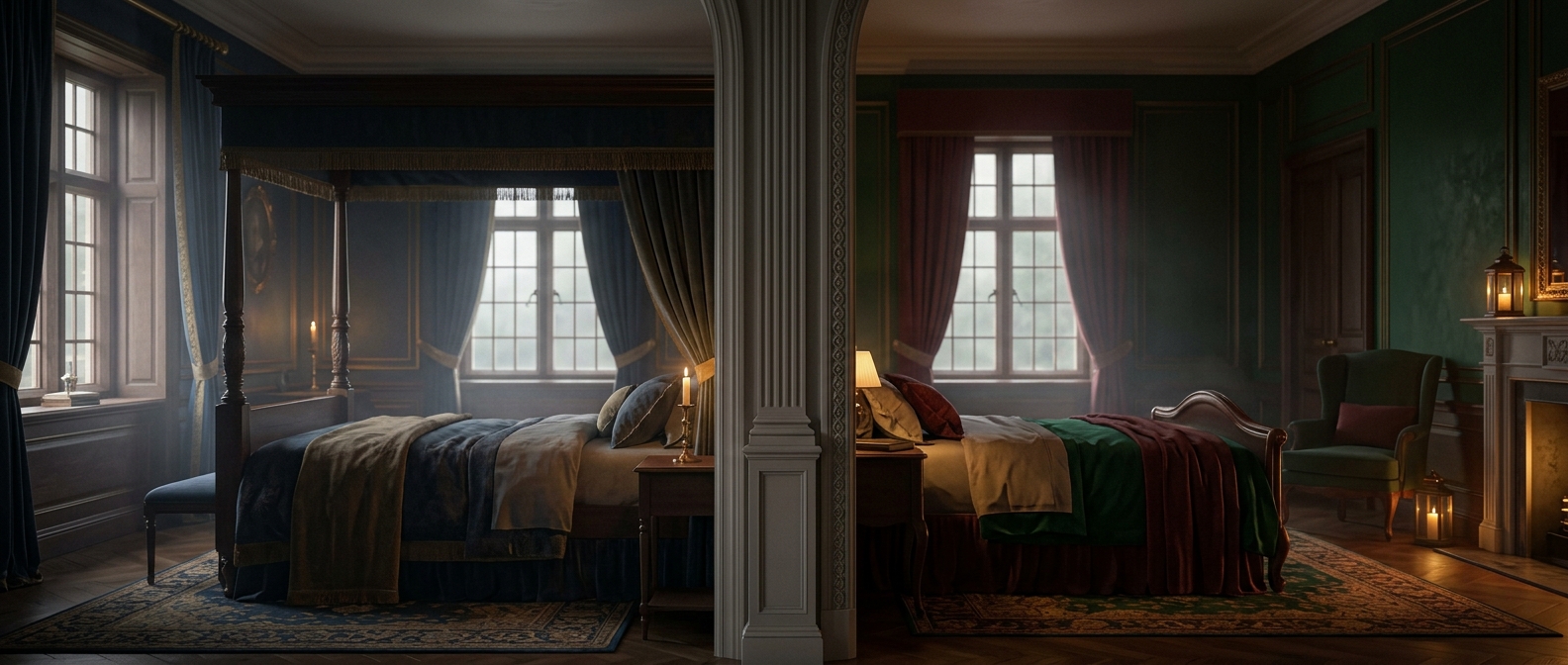 Why aristocratic couples slept in separate bedrooms