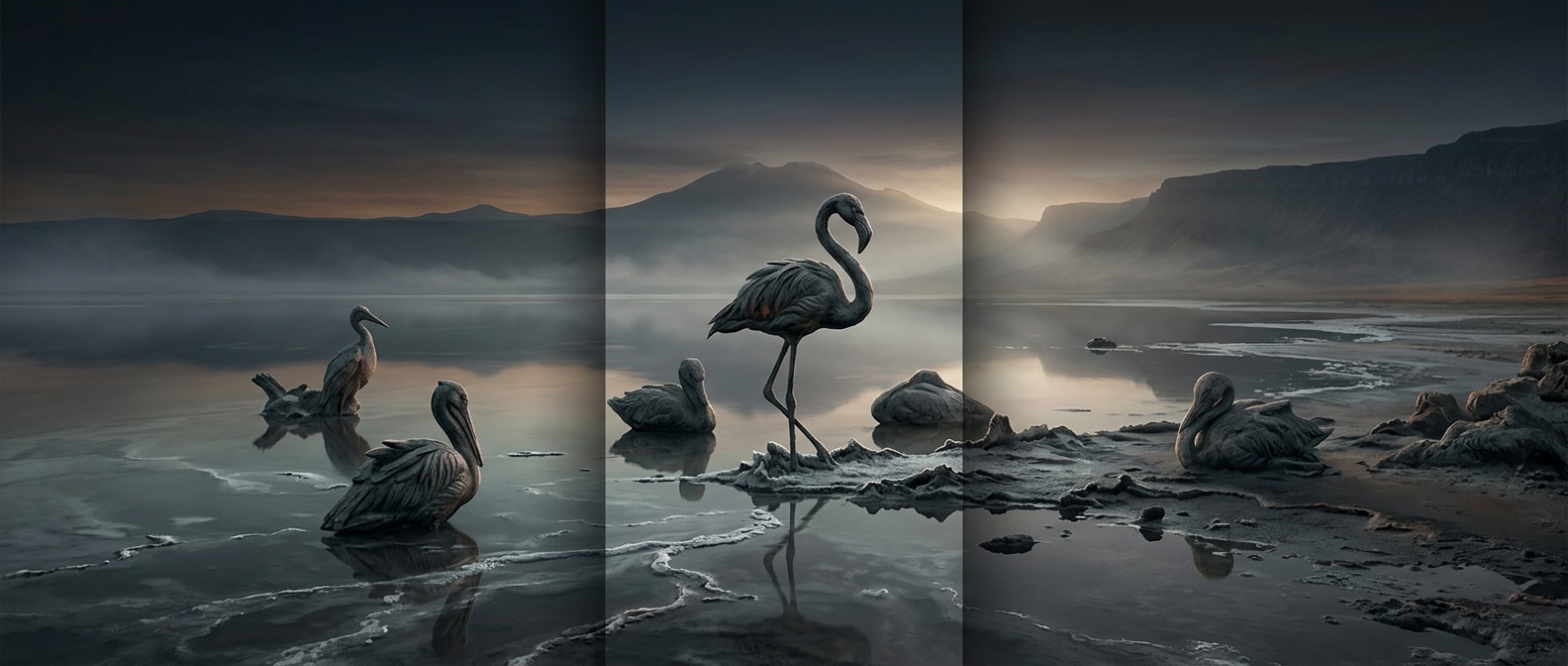 Lake Natron can turn animals into stone-like statues