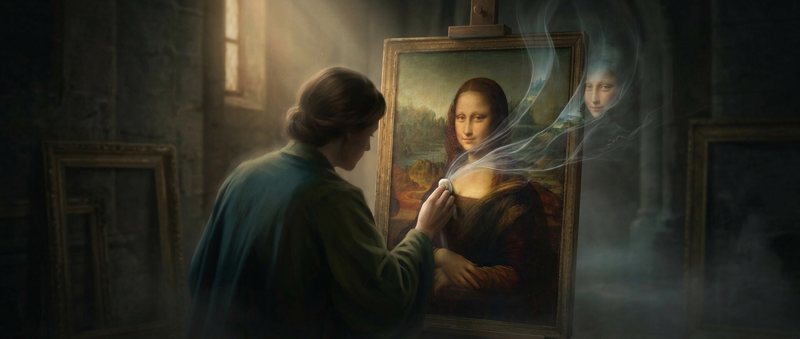 Why restorers use saliva on priceless paintings