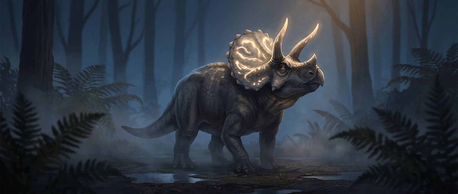 Why Triceratops had those giant horns