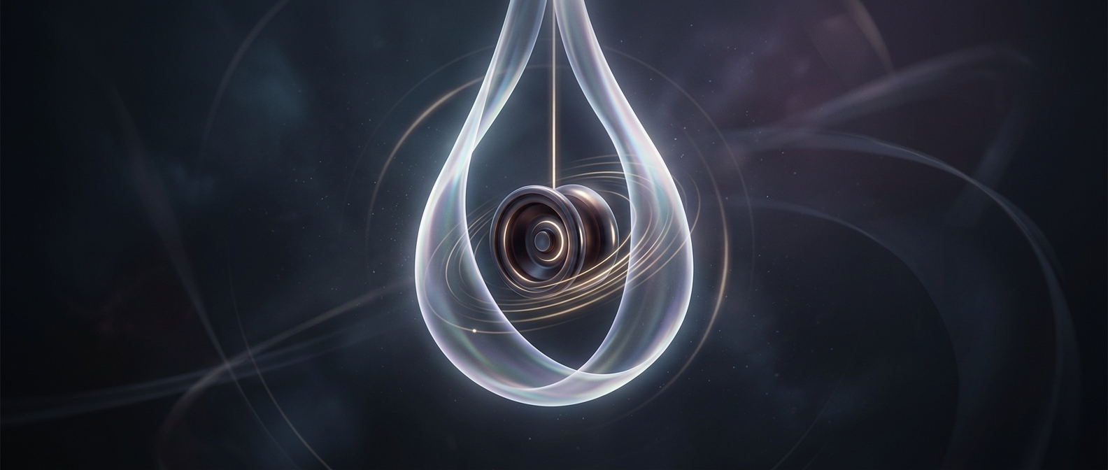 Why a yo-yo can sleep at the end of its string