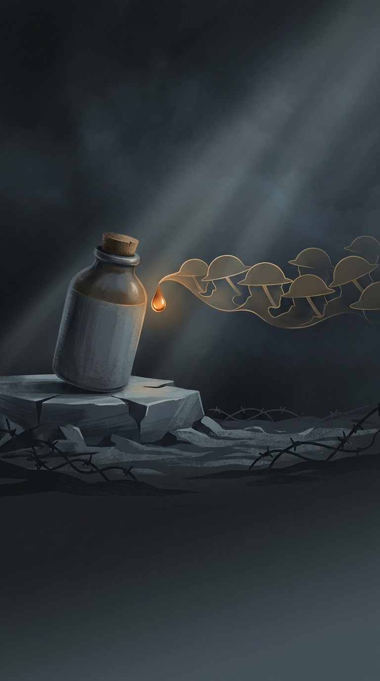 British soldiers in World War I were issued a daily ration of rum, and the military actually scientifically calculated that a lack of rum would decrease troop morale and combat effectiveness.