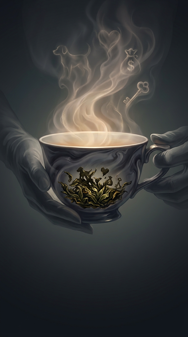 Tasseography, the art of reading tea leaves, became massively popular in 17th-century Europe simply because the Dutch and British East India Companies started importing massive quantities of cheap tea from Asia.