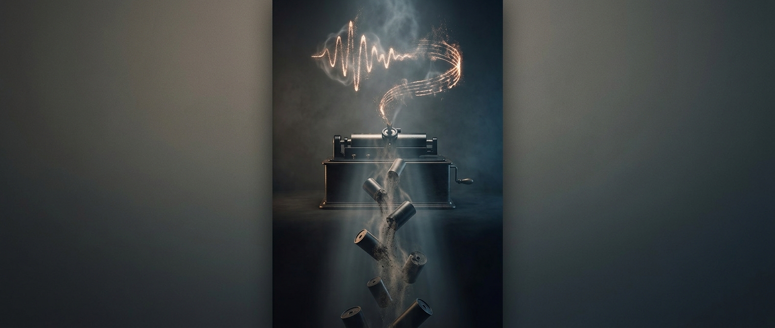 When playing a record wore it away