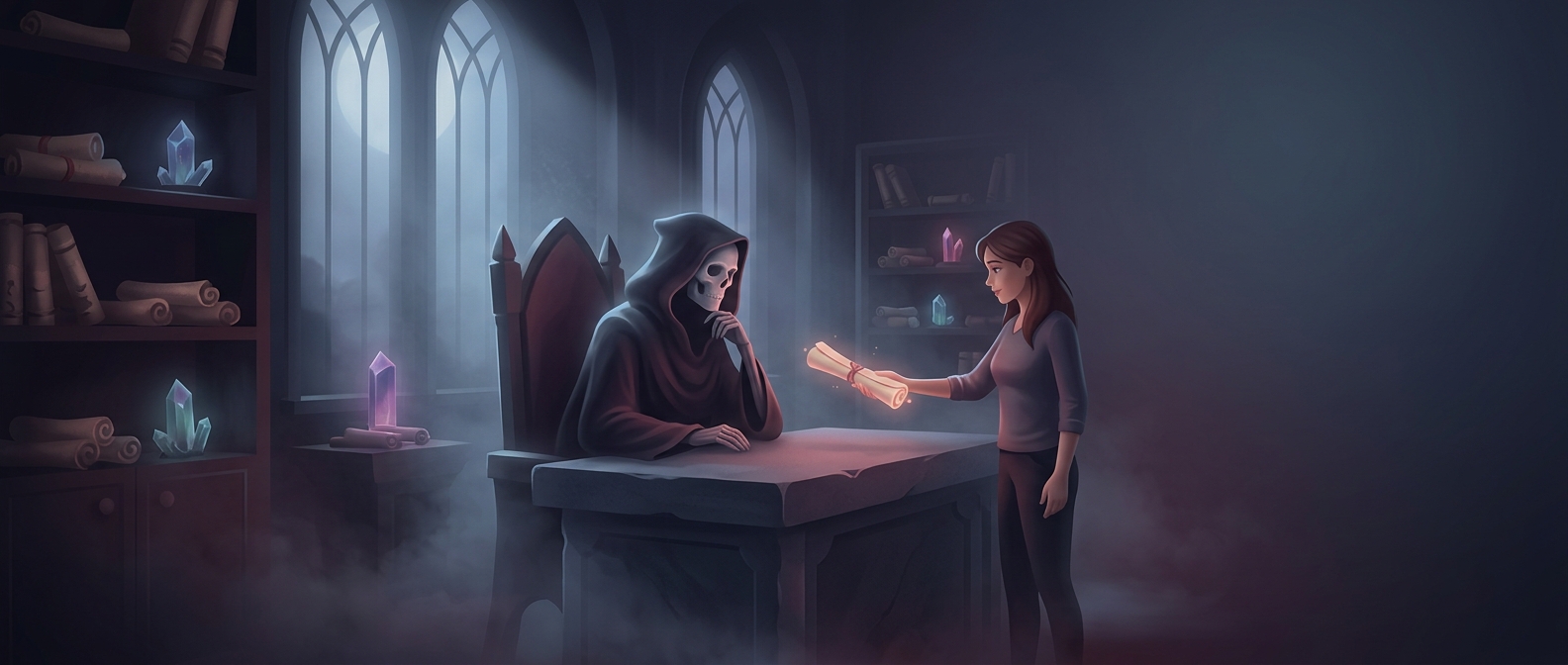 The Sims patch notes that mentioned wooing the Grim Reaper