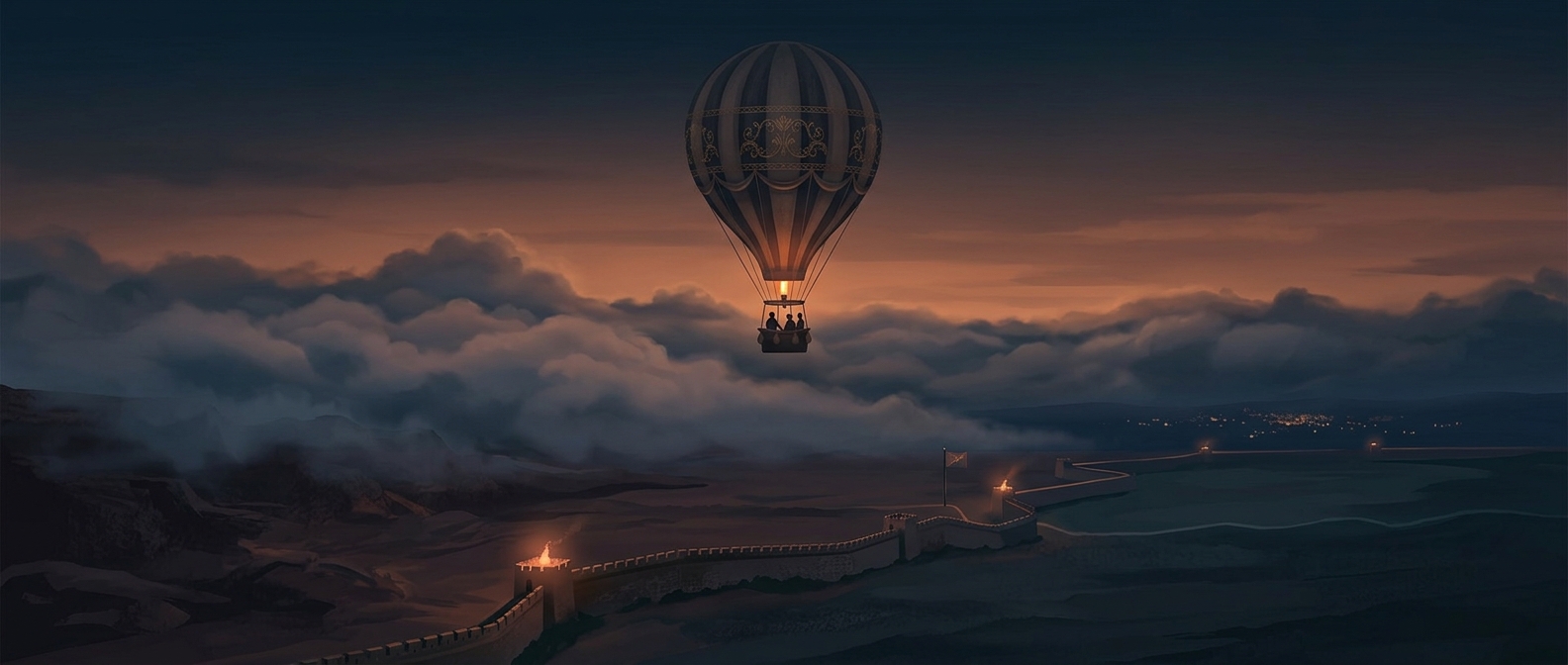 The hot-air balloon that accidentally invaded another country