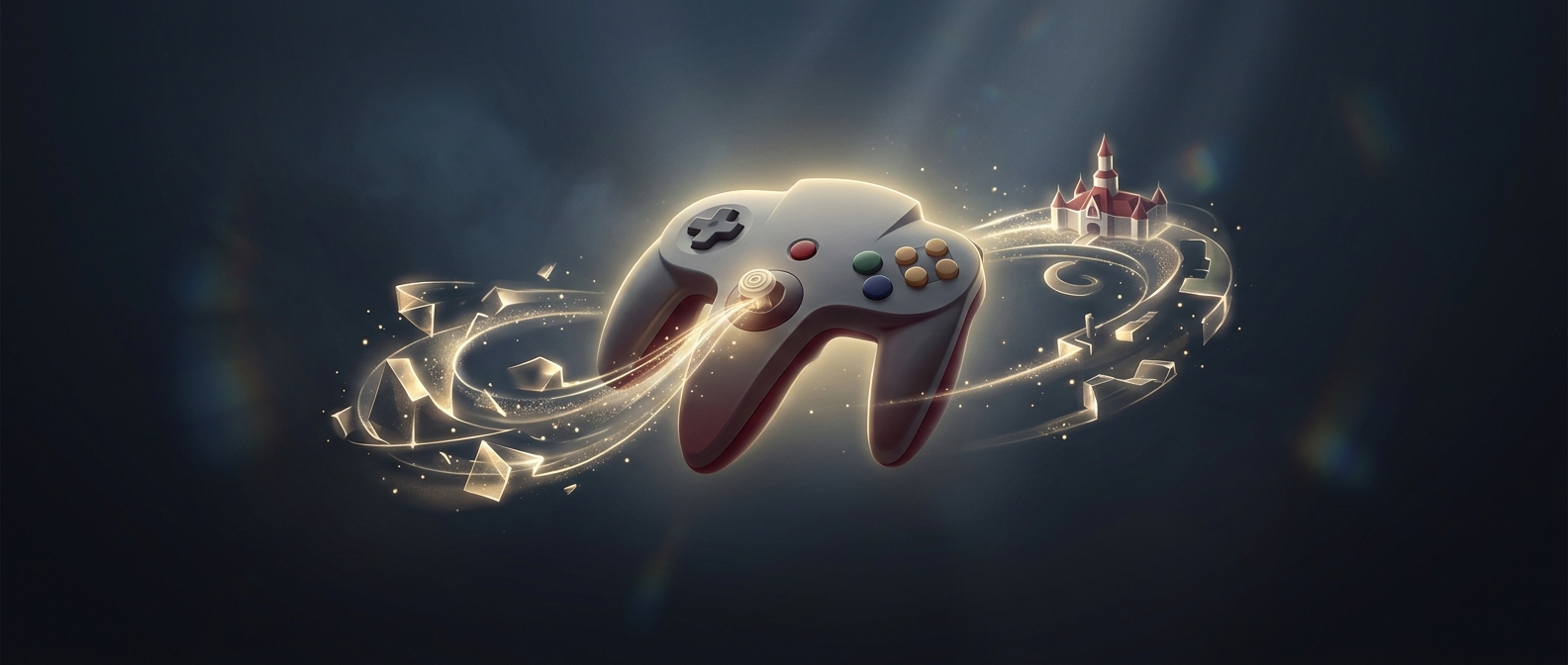 Why the N64 controller had three grips