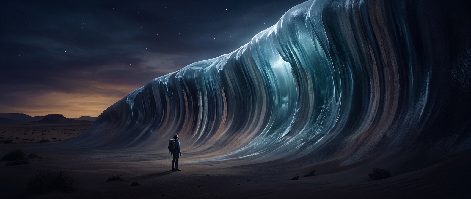 Wave Rock genuinely looks like frozen water