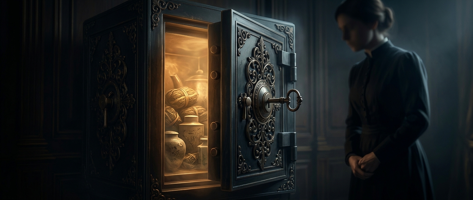 Why tea leaves were kept under lock and key