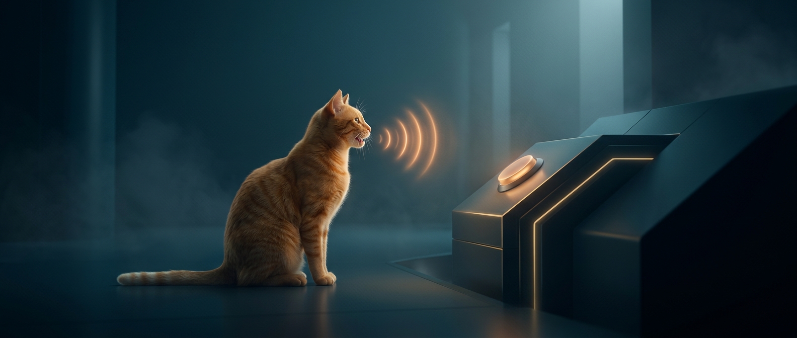 Stray lets you press a button to make its cat meow