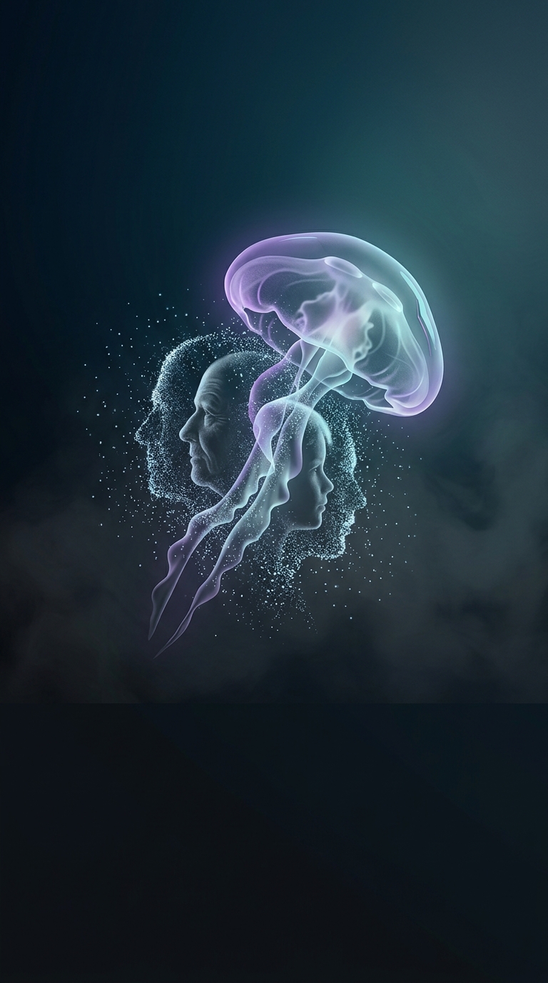 What morbid biological secret about the immortal jellyfish makes it scientifically impossible to die of old age?