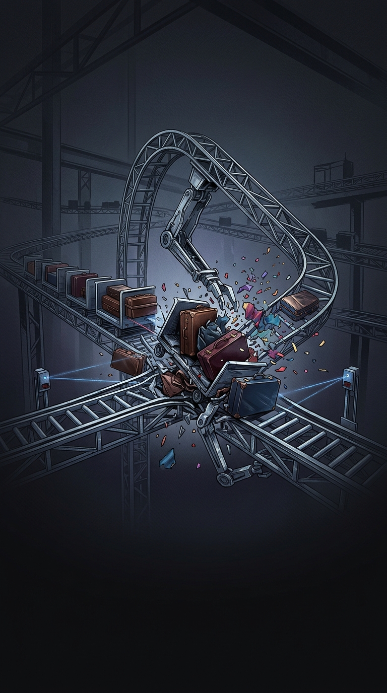 Denver International Airport attempted to build the most advanced automated baggage system in the world during the 1990s, only to create a massive machine that mercilessly chewed up and spat out luggage.