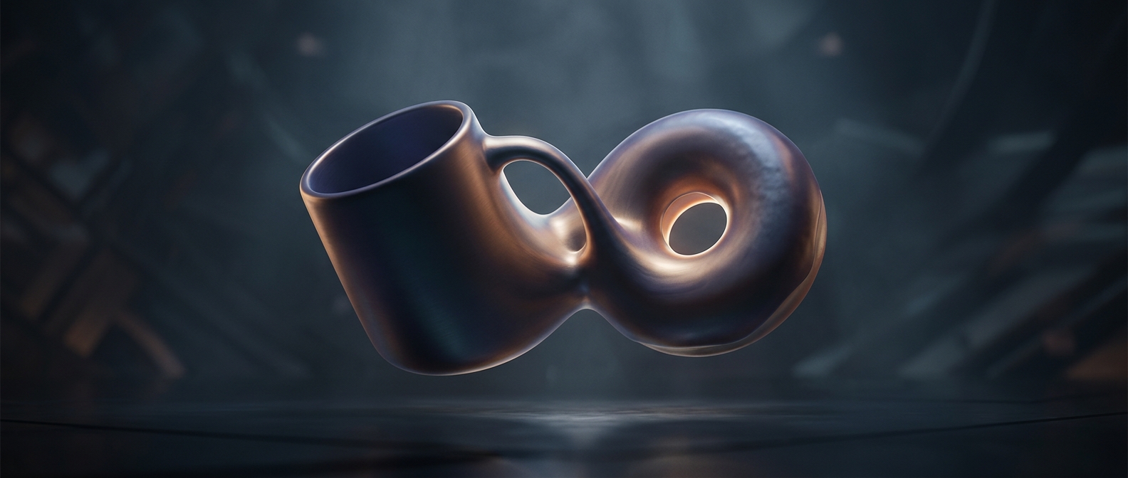 Why a coffee mug and a doughnut are the same