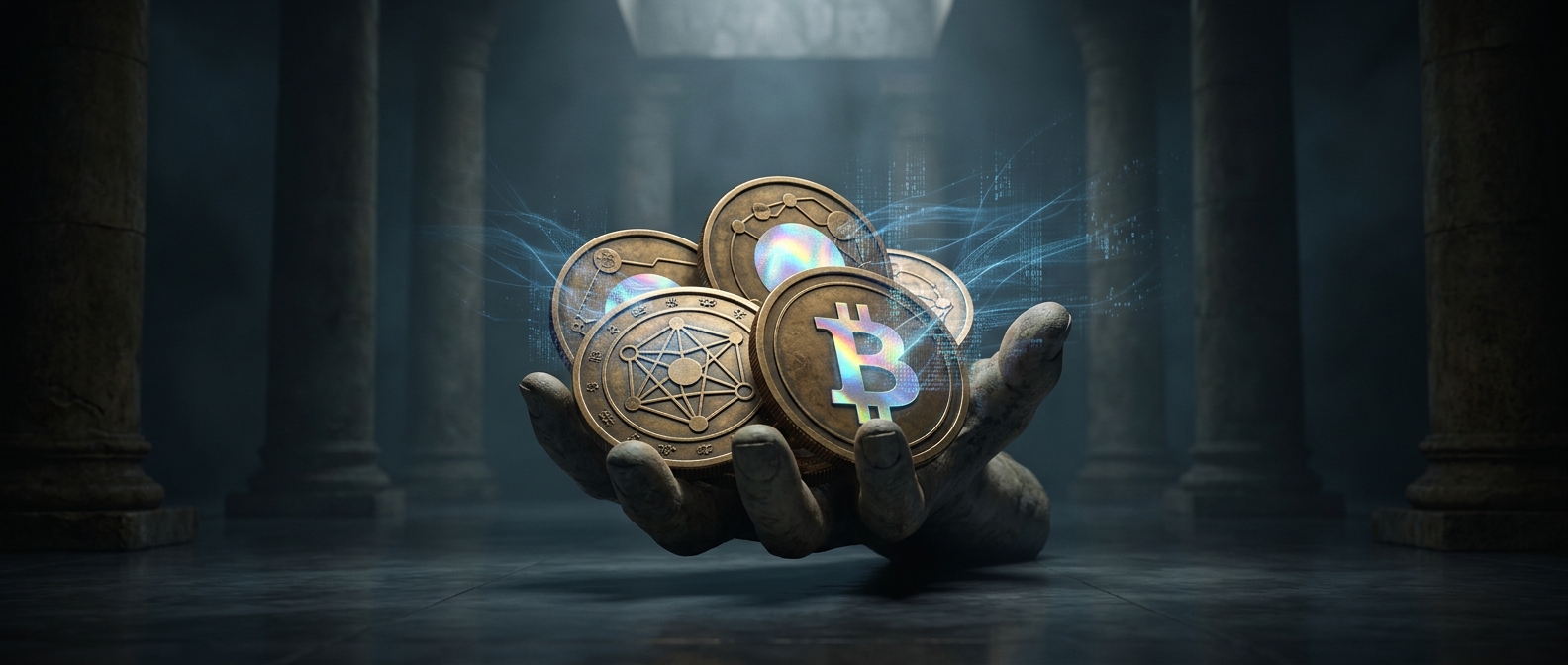 Когда биткоины продавали в латунных монетах