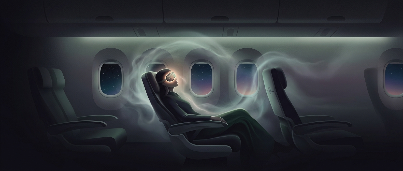 Why airlines made sleep masks popular
