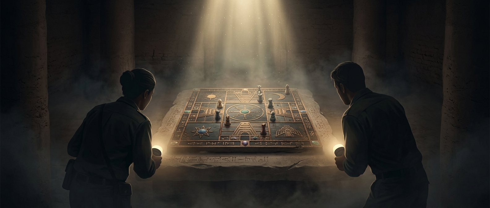 First recorded astrological board game was discovered in an ancient royal Sumerian tomb from 2600 BC