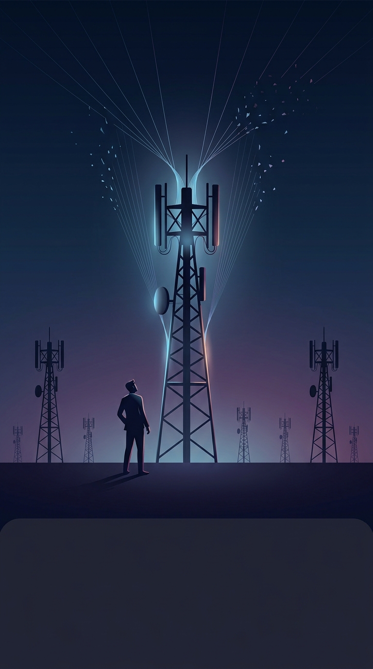 The physical limitation that forces 5G networks to require vastly more cell towers than older 4G systems.
