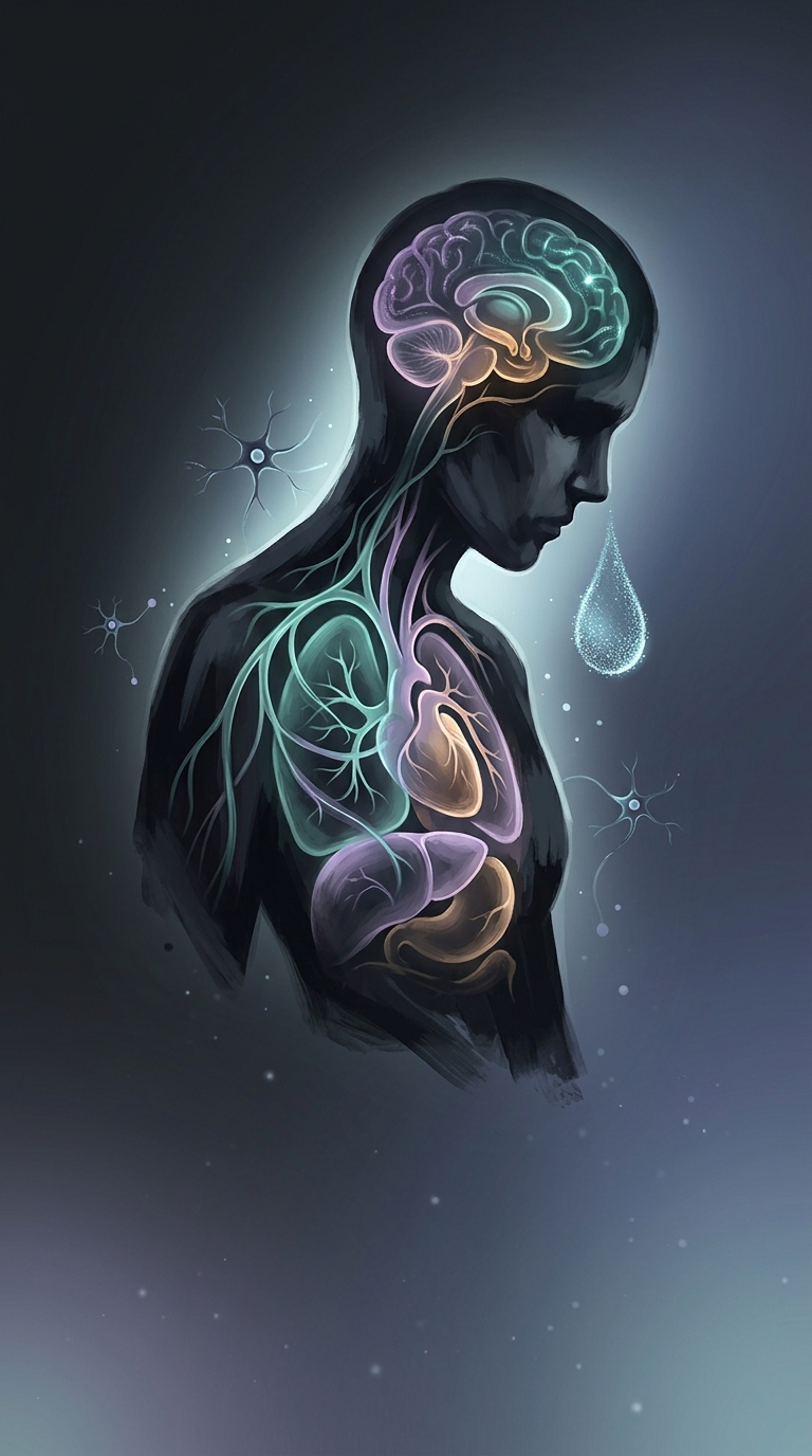 Humans are the only mammals on earth that cry purely from emotional distress due to what bizarre biological function?