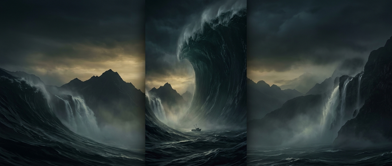The tsunami that surged 1,700 feet uphill