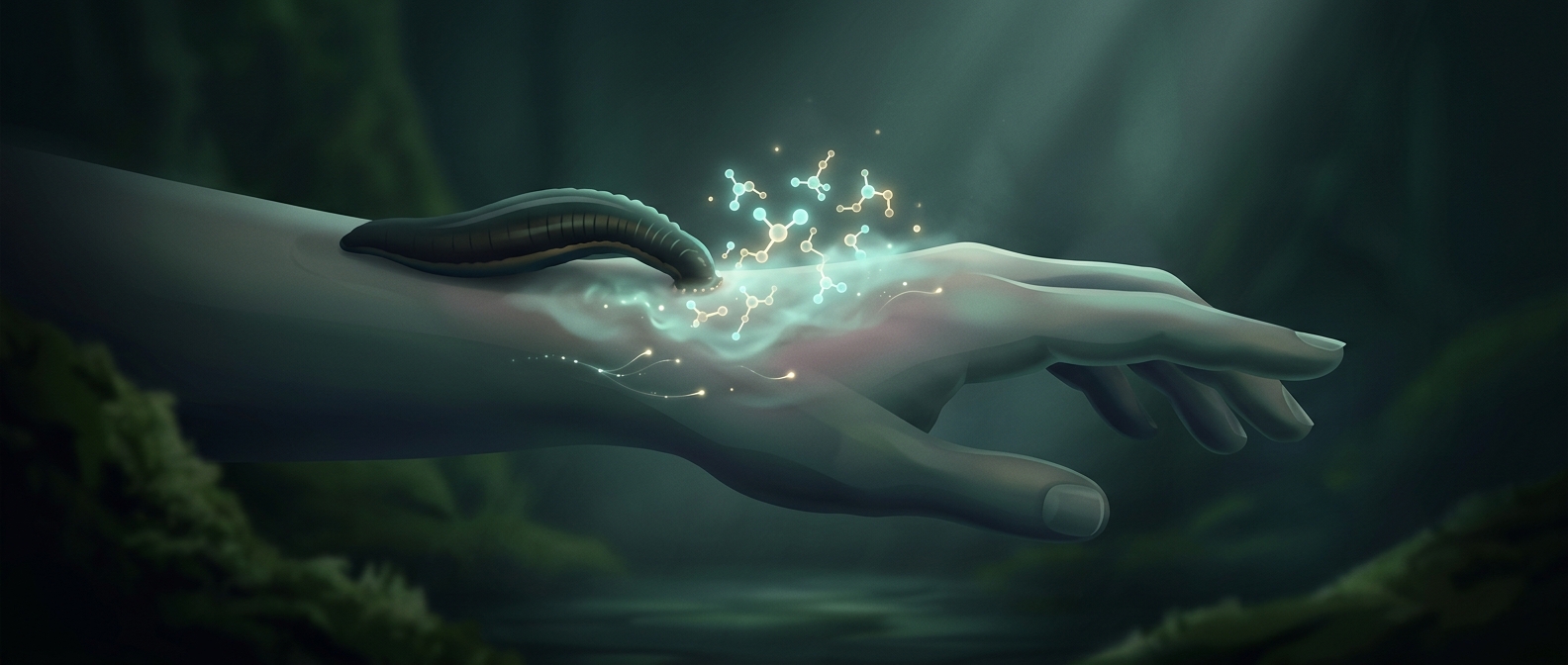Leeches can numb you before they bite