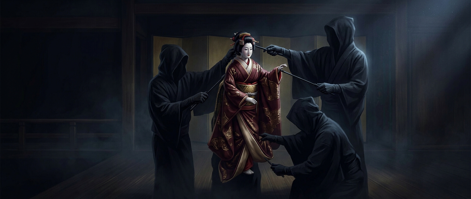 Why one Bunraku puppet needs three puppeteers