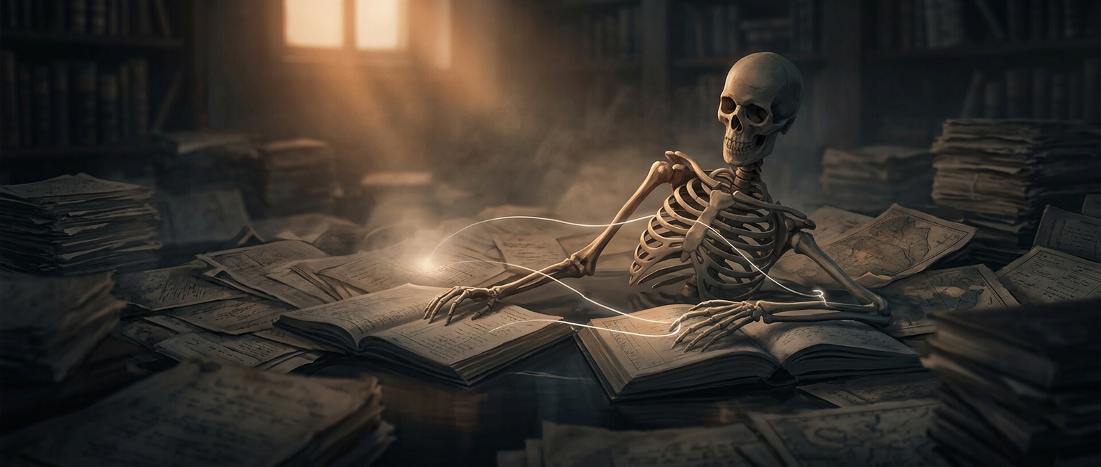 Where teaching skeletons may really come from