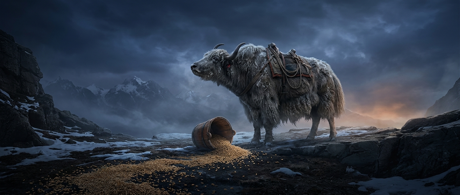 Why yaks refuse free food on the road