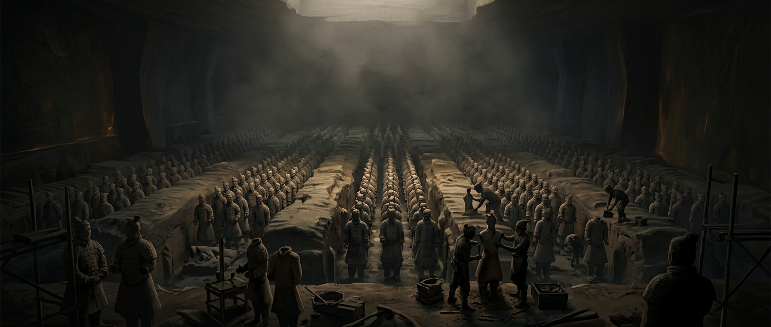 The clay army that took nearly 40 years to make