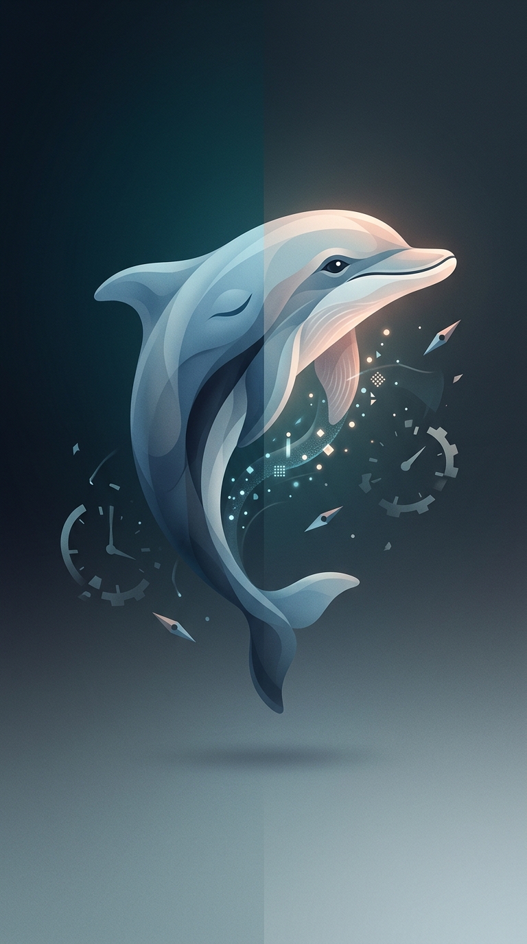 Dolphins engage in a fascinating biological process called unihemispheric slow-wave sleep, which allows them to shut down only one half of their brain at a time while resting.