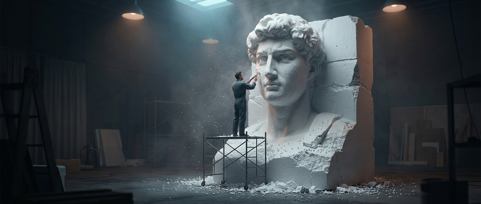 Movie statues may be made from Styrofoam