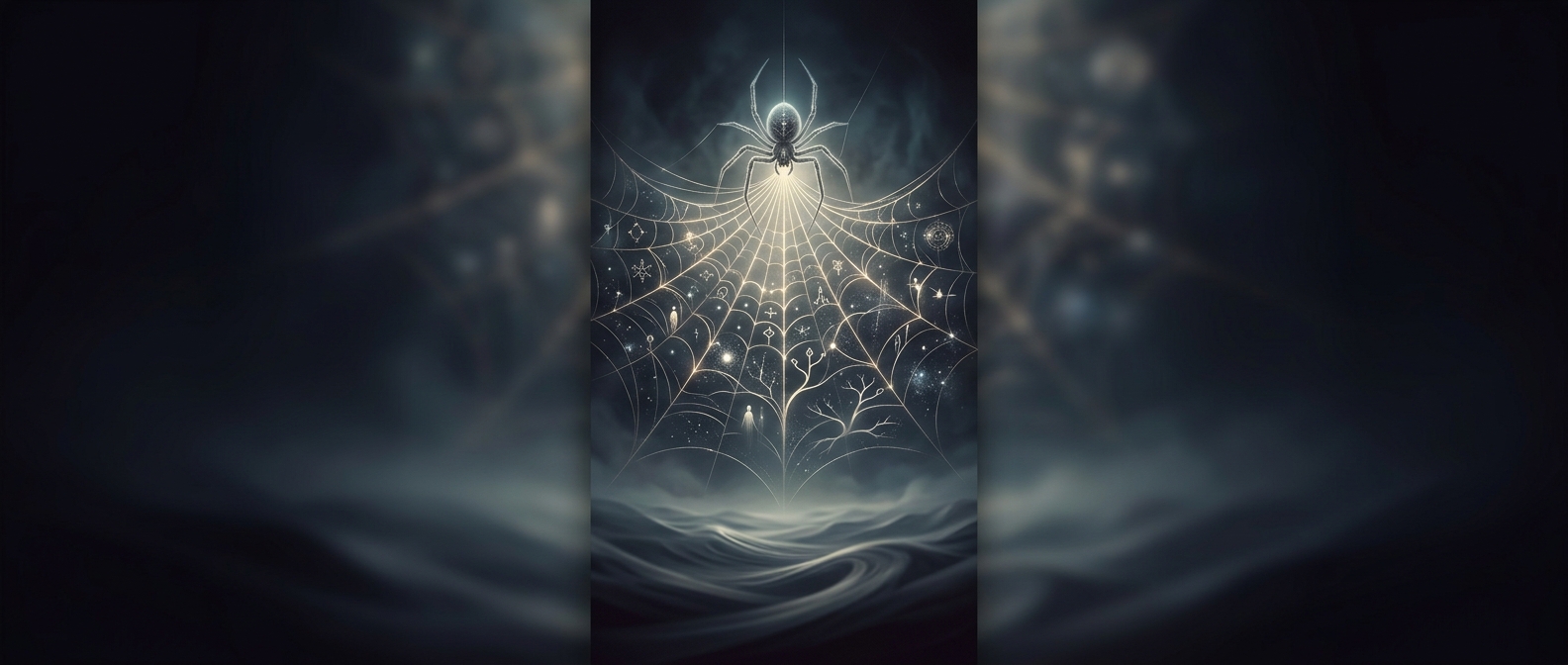 Spiders weave the fabric of destiny