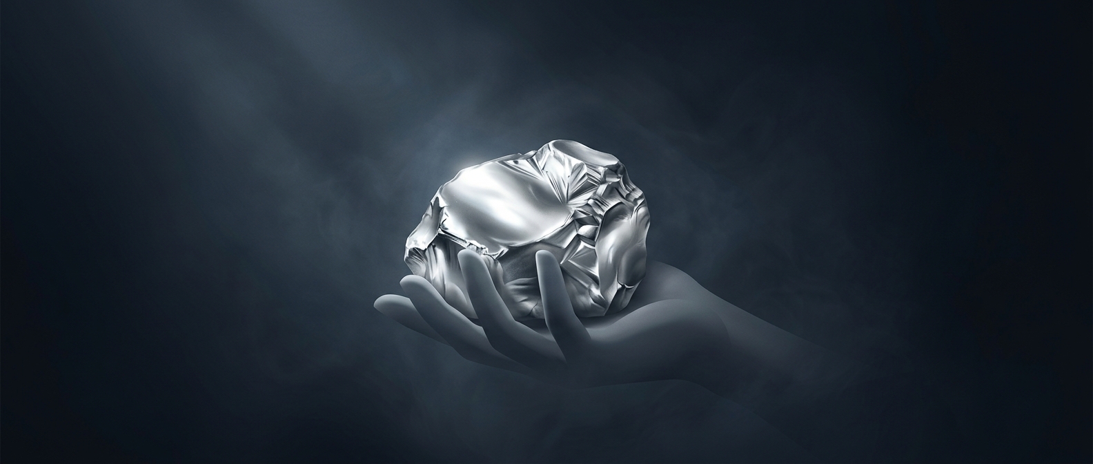 Calcium is actually a shiny metal