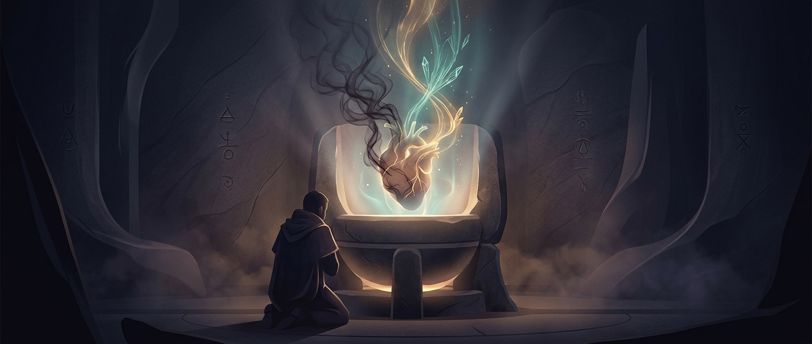Alchemical transmutation targets spiritual flaws