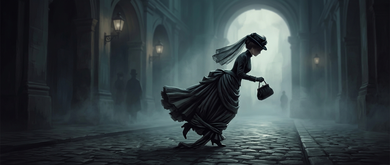 When skirts made walking nearly impossible